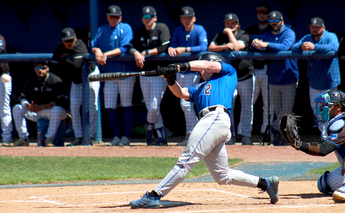 Baseball Splits Heart Doubleheader with Peru State