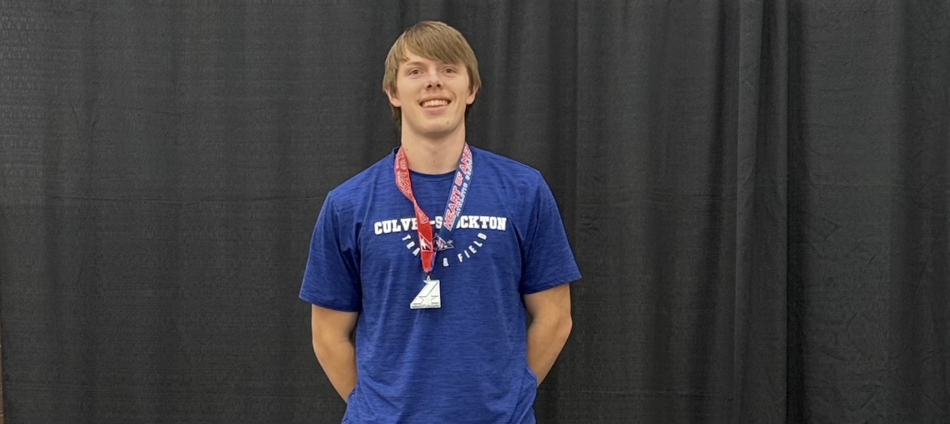 Mallett Provides Only Points for Men's Track at Heart Indoor Championships