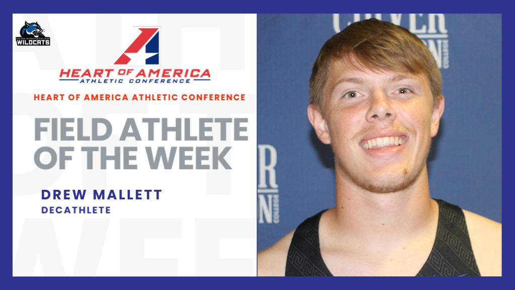 Drew Mallett Named Field Athlete of the Week by the Heart