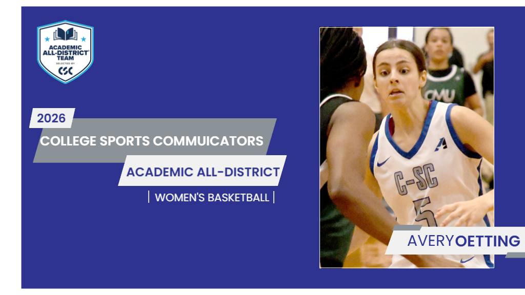 Oetting Named to College Sports Communicators Academic All-District Team